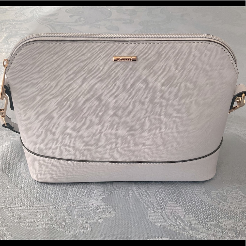 Gray Shoulder/hand bag.